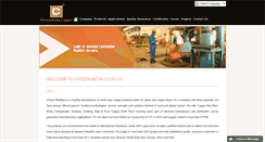 Desktop Screenshot of citizenmetalloys.com